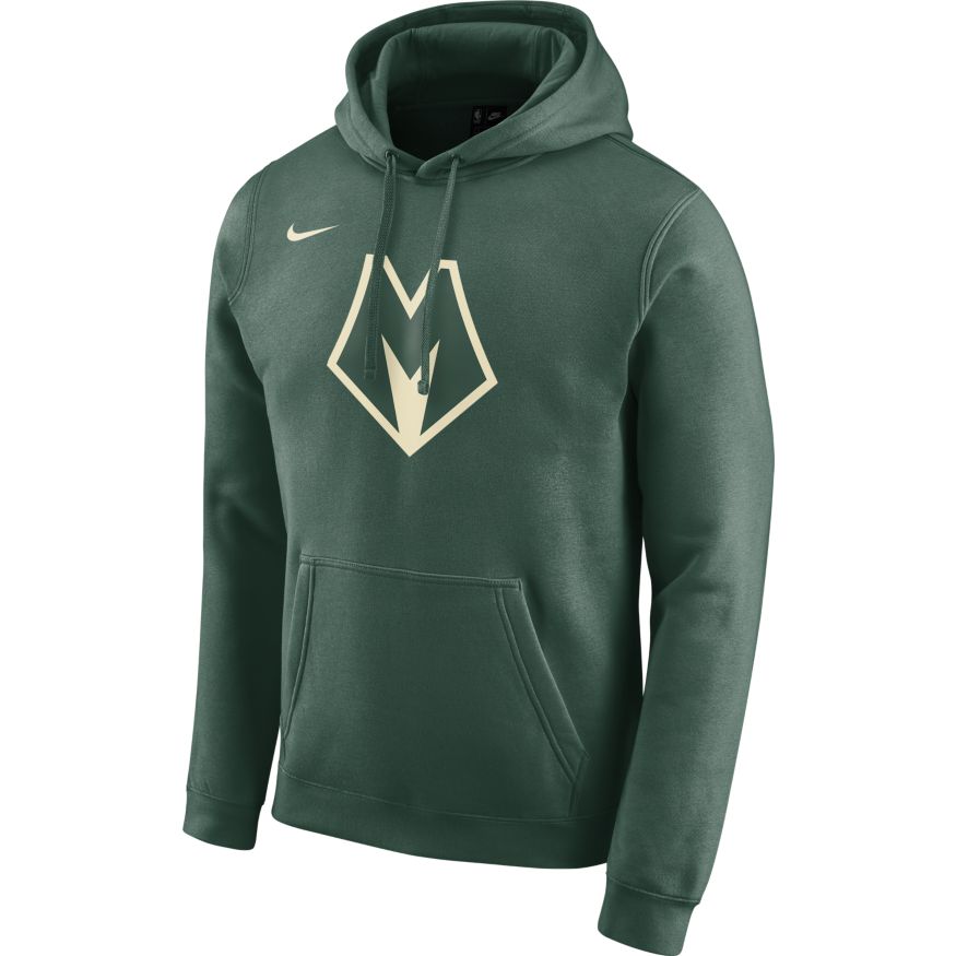 Nike Milwaukee Bucks Logo NBA Hoodie City Edition 'Fir' – Page