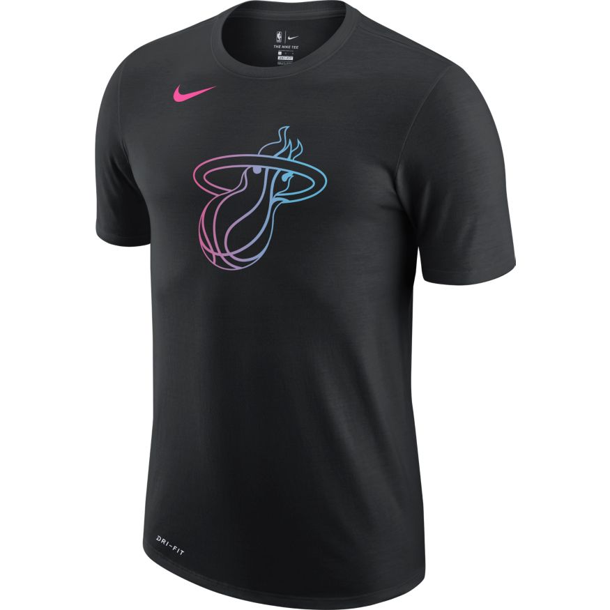 Miami Heat City Edition Logo Men's Nike Dri-FIT NBA T-Shirt 'Black