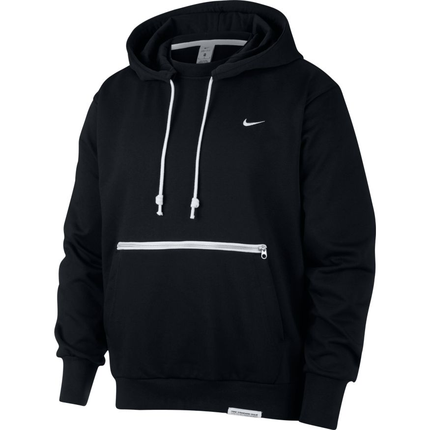 Nike Standard Issue Men's Basketball Pullover Hoodie 'Black/Ivory