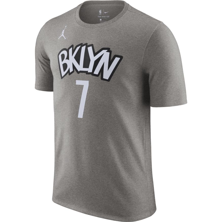 Kevin Durant Nets Statement Edition Men's Jordan NBA T-Shirt 'Grey
