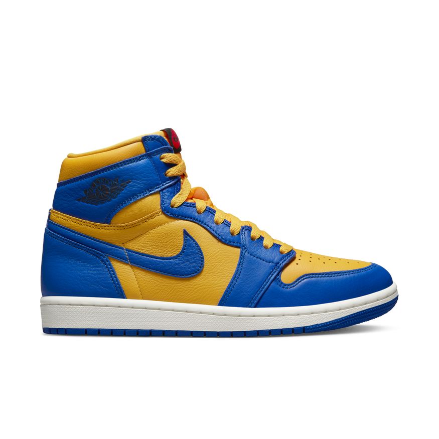 Royal Yellow Jordan White Yellow Blue Air Jordan Retro High OG