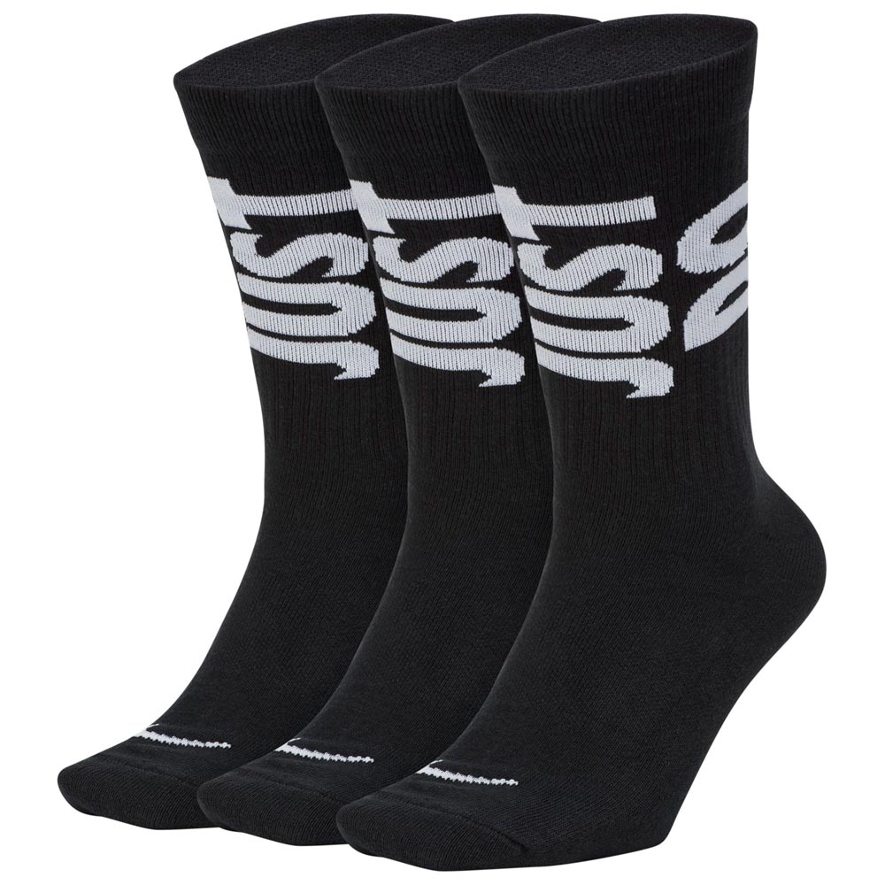 Nike Sportswear Everyday Essential Crew Socks 'Black/White