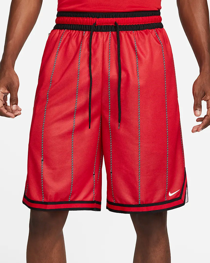 Nike Dri FIT DNA Men s 10 25cm approx. Basketball Shorts Red Black Bouncewear