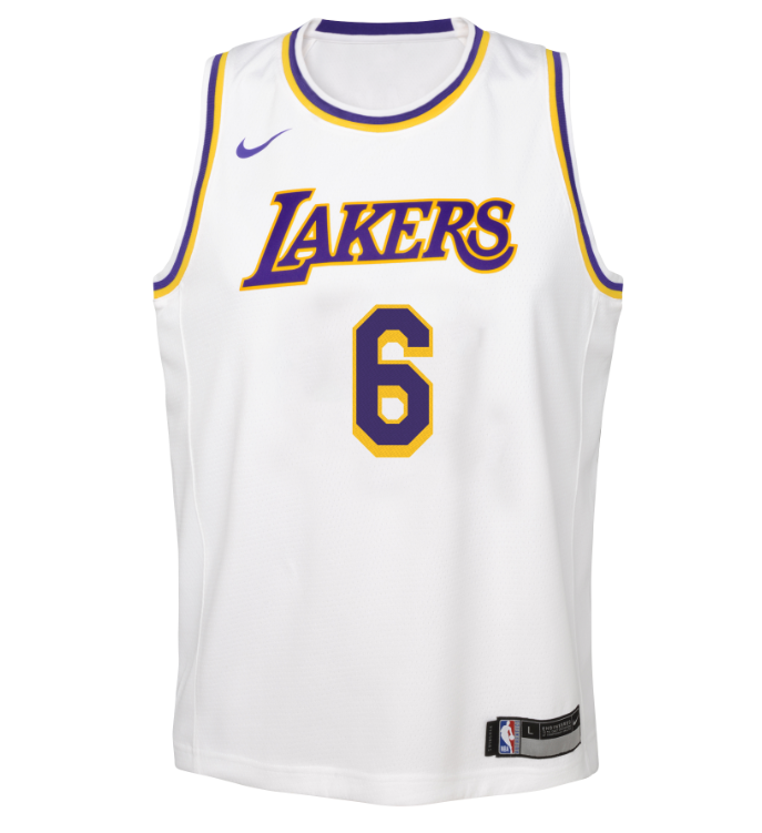 Nike Kids Swingman Association Jersey Los Angeles Lakers 'Lebron