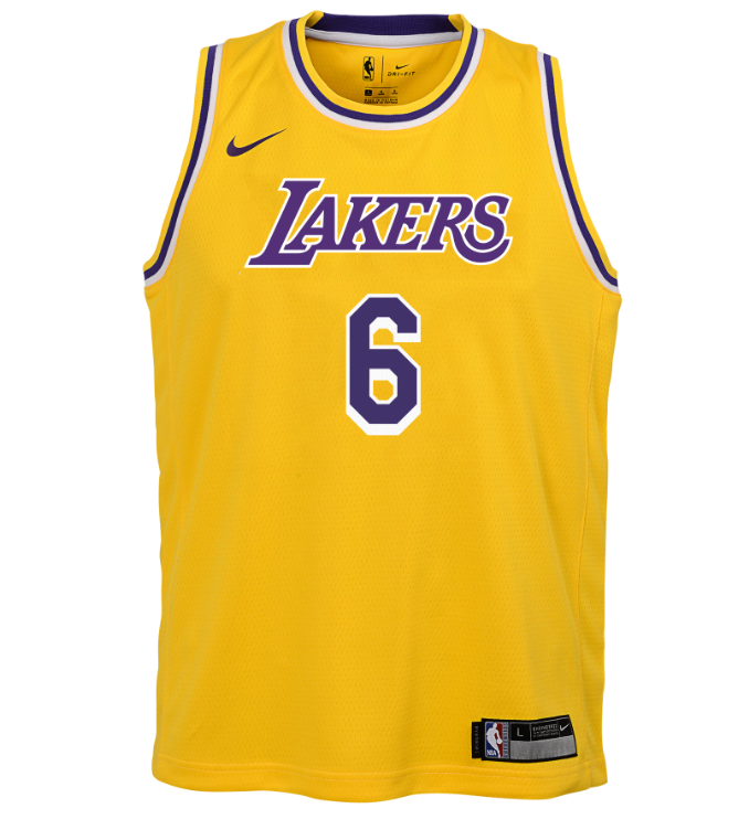 Kids lebron james lakers jersey discount