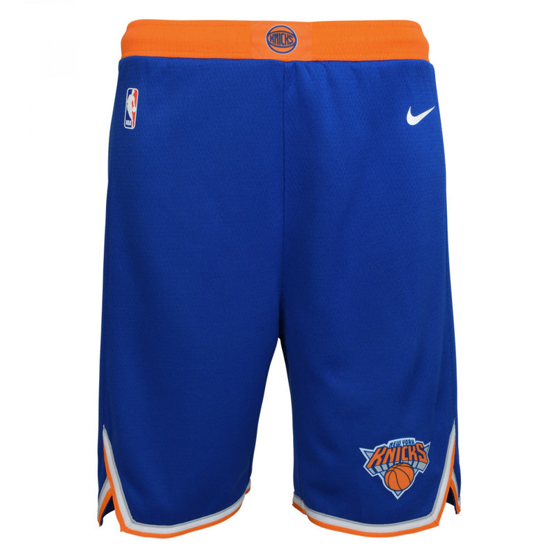 Nike NBA New-York Knicks Icon Swingman Kids Short 'Blue/Orange'