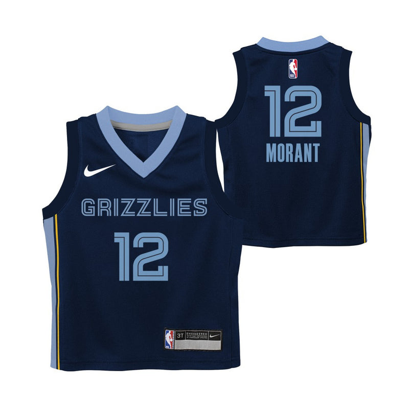 Ja Morant Icon Replica Jersey Memphis Grizzlies Nike NBA (0-7 years) 'Navy'
