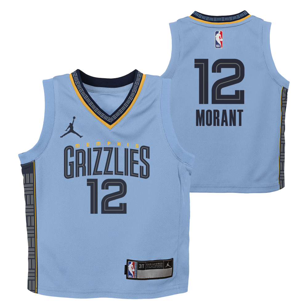 Ja Morant Icon Replica Jersey Memphis Grizzlies Jordan NBA (0-7 years) 'Blue'