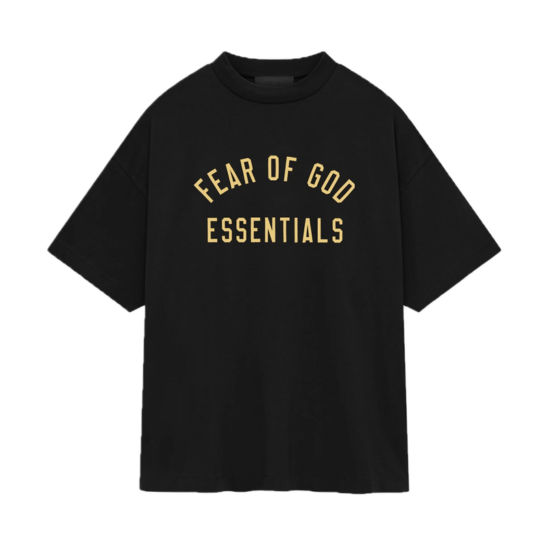 Fear Of God Essentials Jersey Crewneck T-Shirt 'Black'
