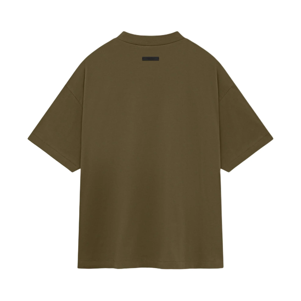 Fear Of God Essentials Jersey Crewneck T-Shirt  'Olive'