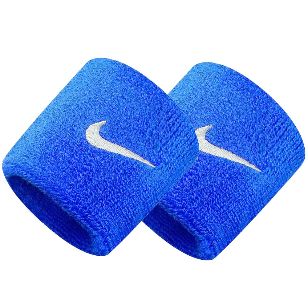 Nike Swoosh Wristband 'Bllue/White'