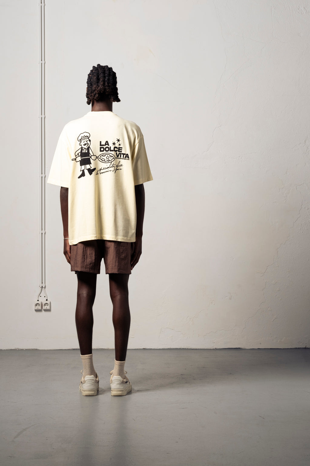 Goodies Sportive Dolce Vita Tee T-shirt 'Butter'