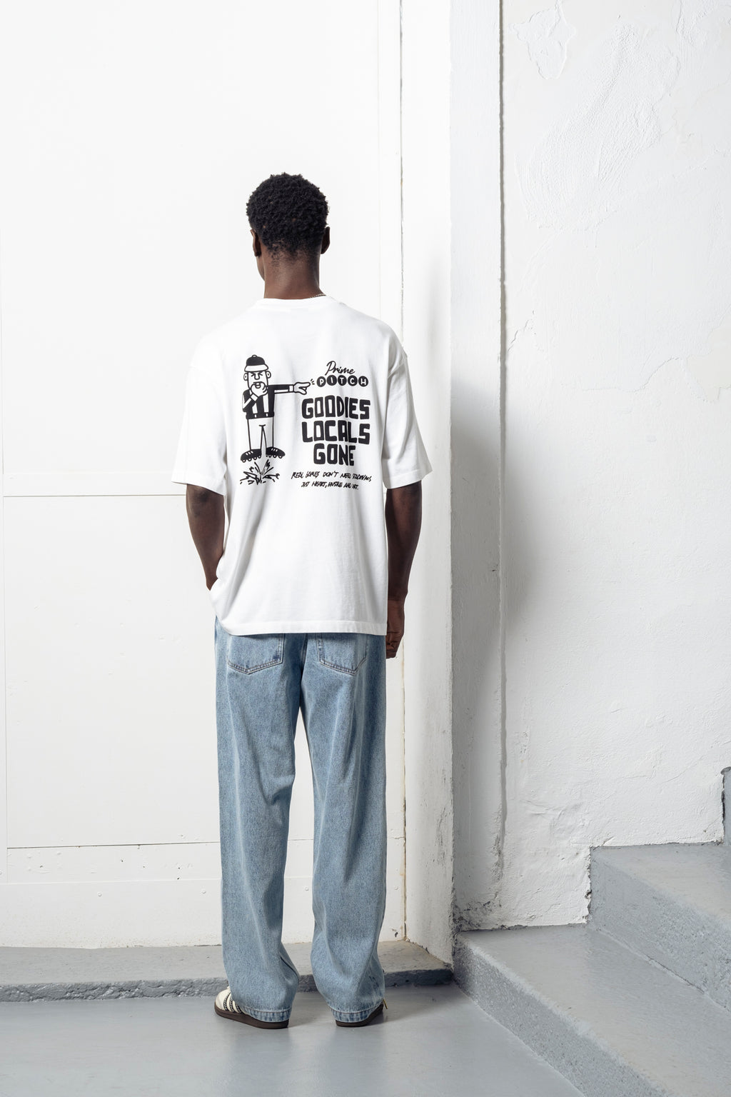 Goodies Sportive Prime Pitch Tee T-shirt 'White'