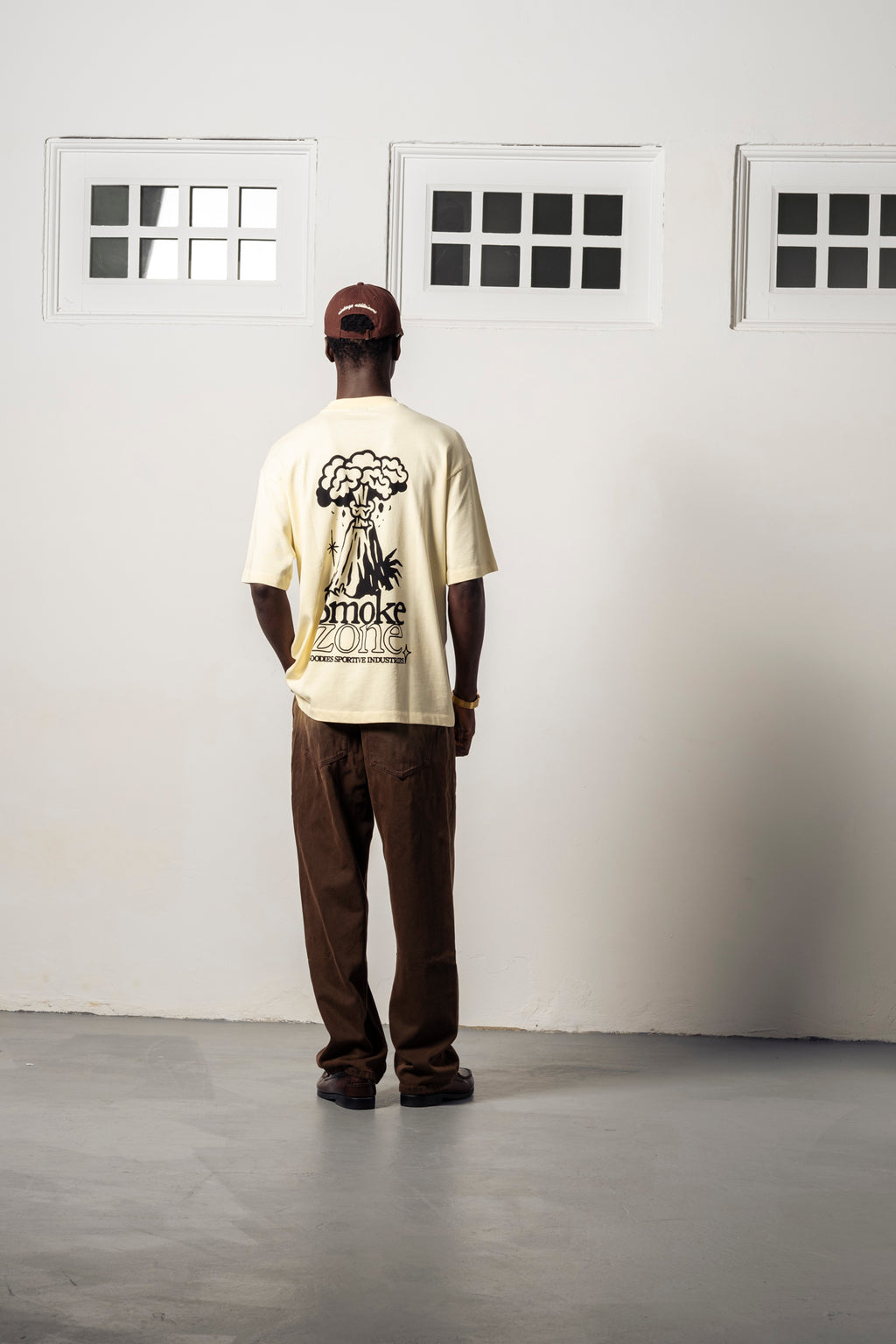 Goodies Sportive Smoke Zone Tee T-shirt 'Butter'