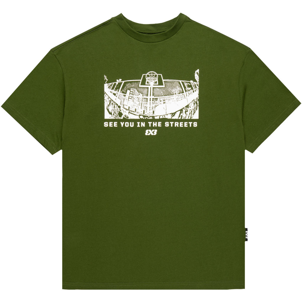 3X3 Downtown T-Shirt 'Forrest Green'