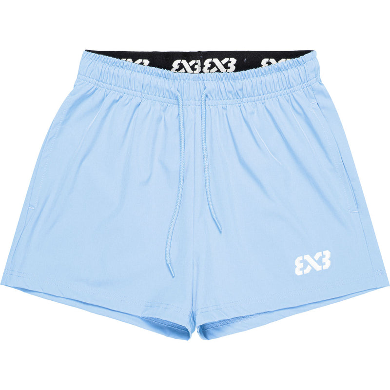 3X3 On Court Shorts  'Baby Blue'