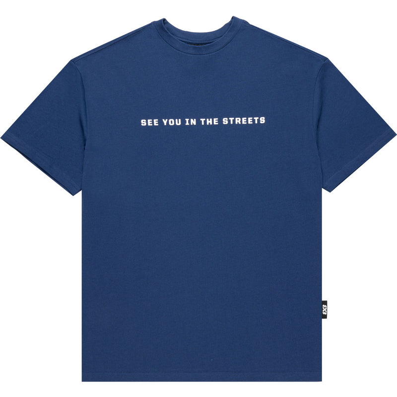 3X3 Streetcourt T-Shirt 'Dark Blue'