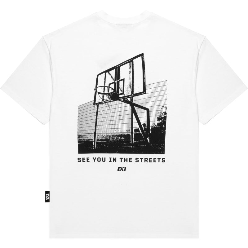 3X3 Streetcourt T-Shirt 'White'