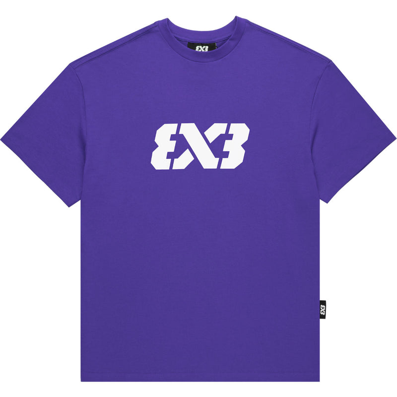 3X3 Women Logo T-Shirt 'Purple'