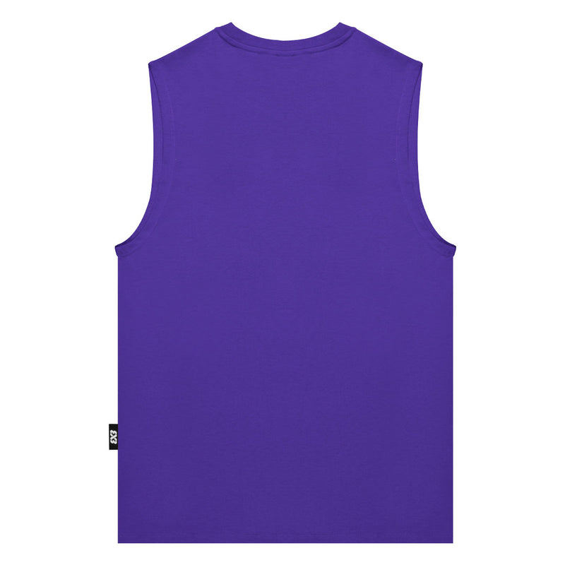 3X3 Women Sleeveless Tank Top 'Purple'