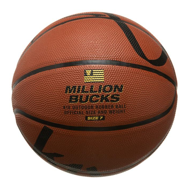 K1X Million Buck$ Basketball Size 7 'Amber/Black' Basketball