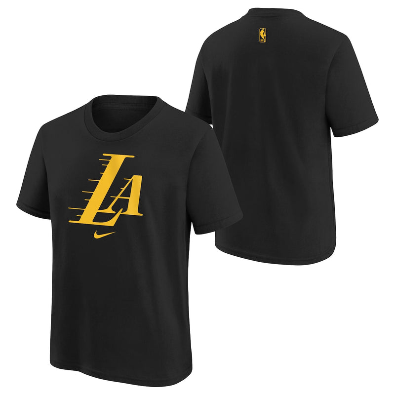 Nike Los Angeles Lakers City Edition Boys Logo Tee 'Black'