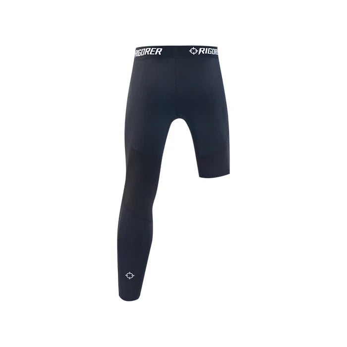 Rigorer Asymmetric Compression Trousers Left Long and Right Short 'Black'