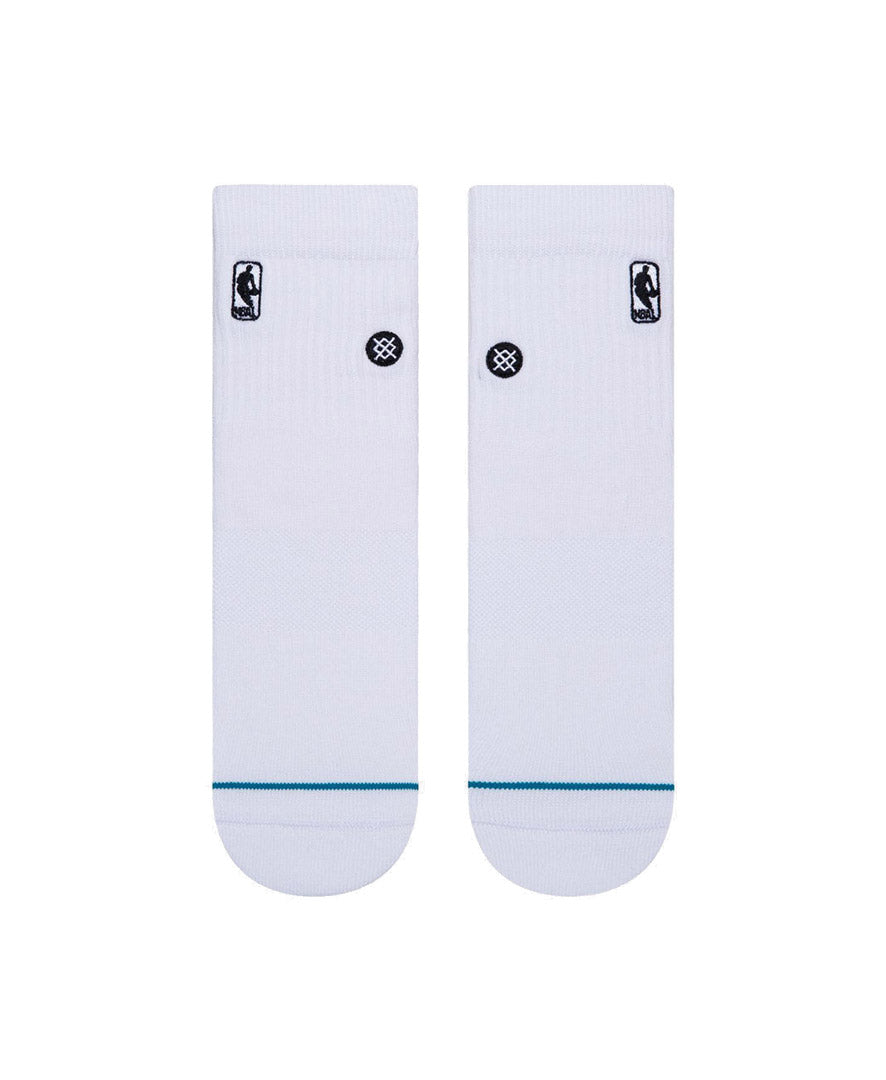 Stance NBA Logoman Quarter Socks 'White' – Bouncewear