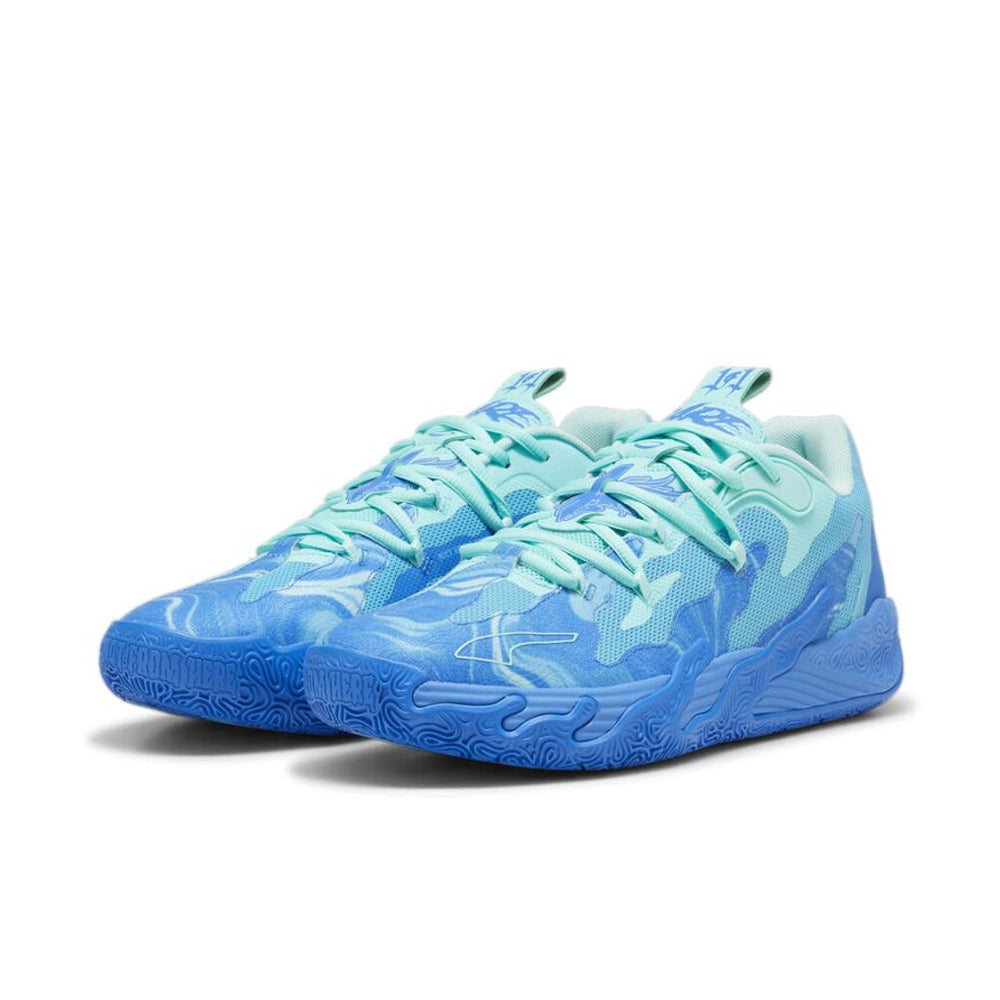 PUMA MB.03 Lo Team "Hyperlink Blue" Basketball Shoes 'Hyperlink Blue/Bright Aqua/'Electric Peppermint'