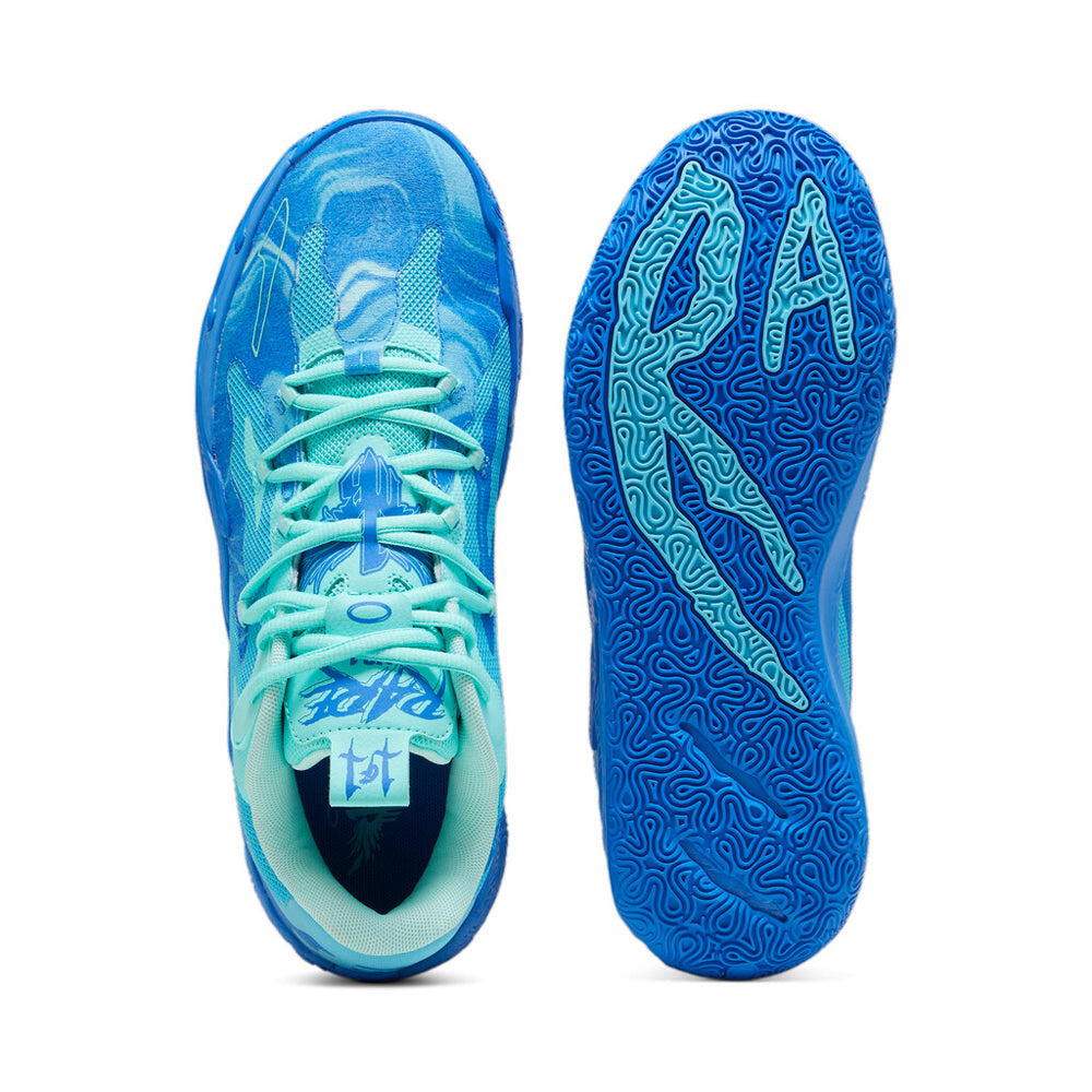 PUMA MB.03 Lo Team "Hyperlink Blue" Basketball Shoes 'Hyperlink Blue/Bright Aqua/'Electric Peppermint'