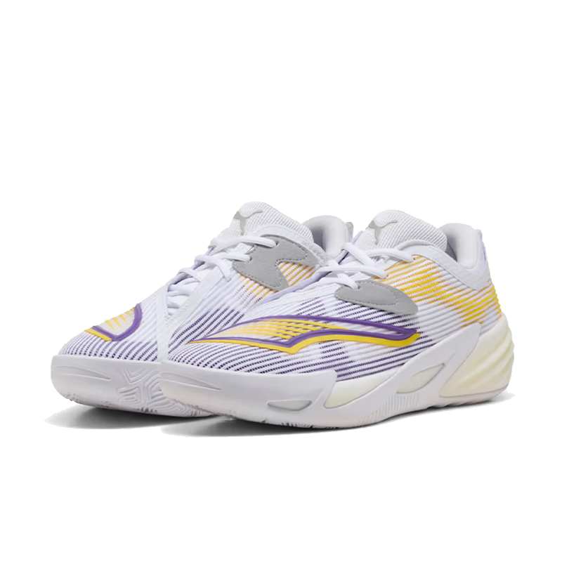 Puma All-Pro NITRO™ 2  Basketball Shoes 'White-Pelé Yellow'