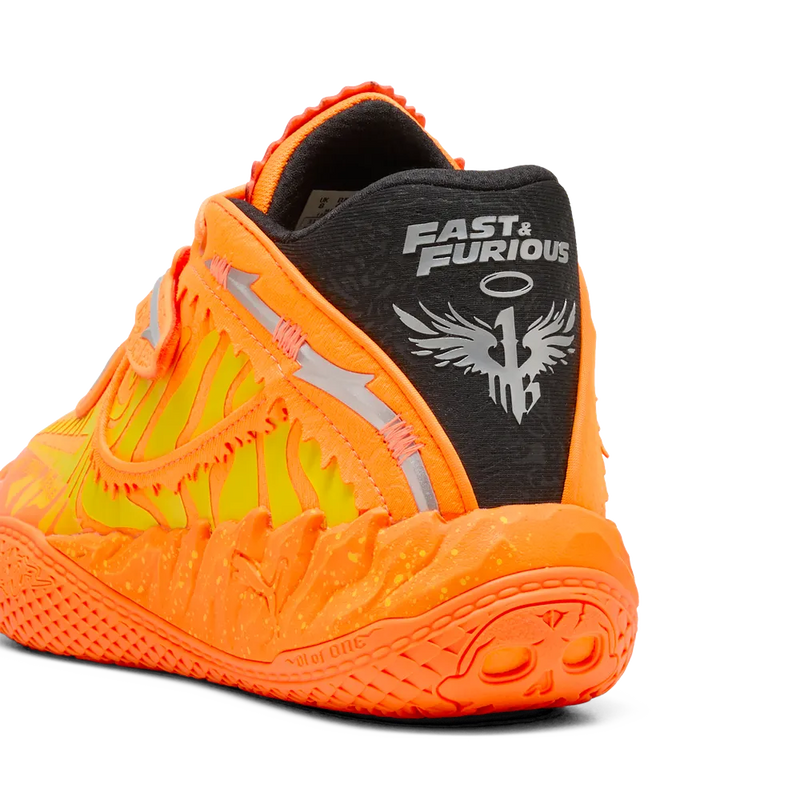 Puma MB.05 Fast & Furious Basketball Shoes 'LA Heat Fire-Lux Lime'