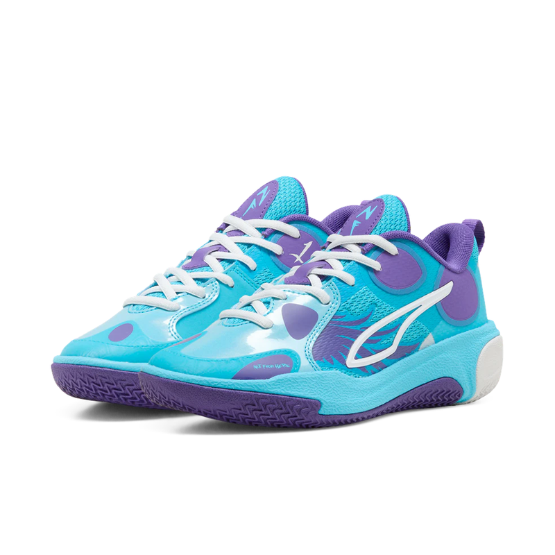 Puma MB World 01 Kids 'Bright Aqua/Team Violet'