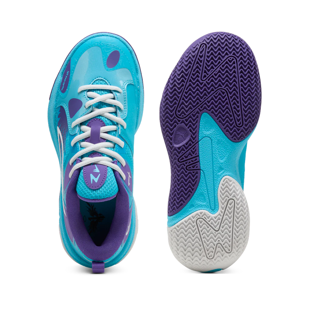 Puma MB World 01 Kids 'Bright Aqua/Team Violet'