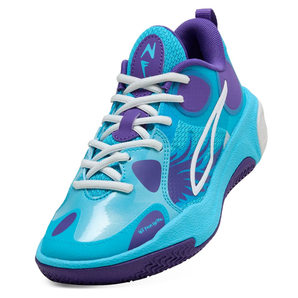 Puma MB World 01 Kids 'Bright Aqua/Team Violet'