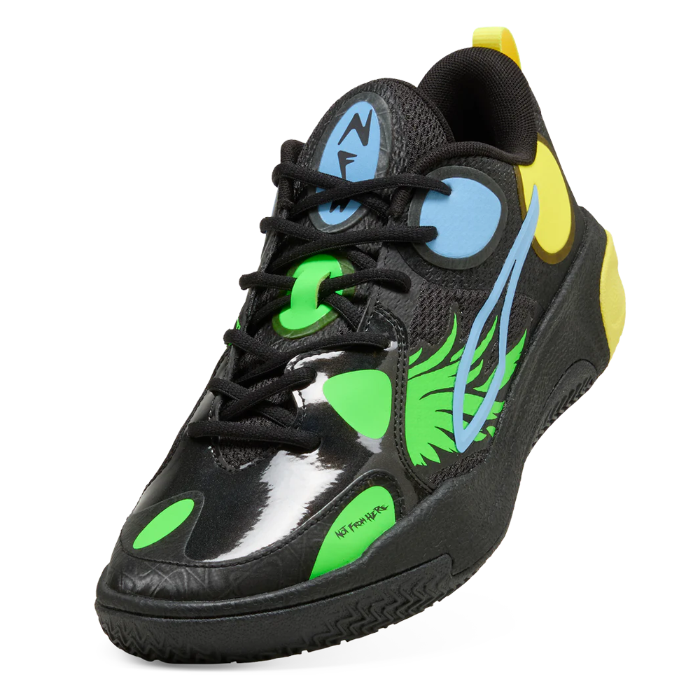 Puma MB World 01 Kids 'Black/Lemon Crush'