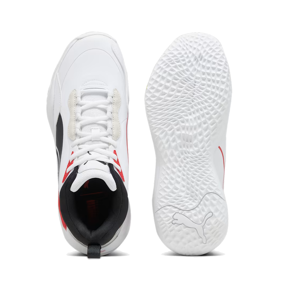 PUMA Playmaker Pro Plus 'White/AllTimeRed' Basketball Shoes
