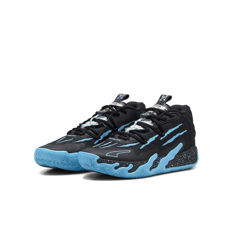 PUMA MB.03 JR "Blue Hive" Basketball Shoes (GS) 'Puma Black-Bright Aqua'