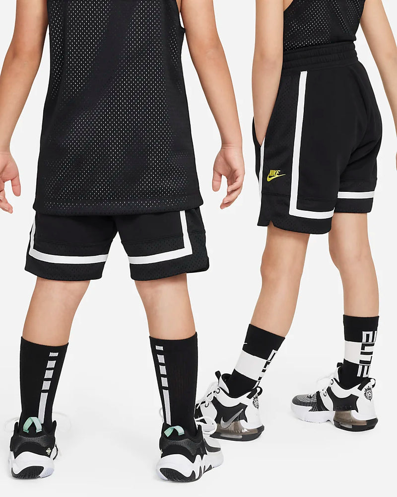 Nike Culture of Basketball Older Kids' (Boys') Fleece Basketball Shorts 'Black/Yellow'