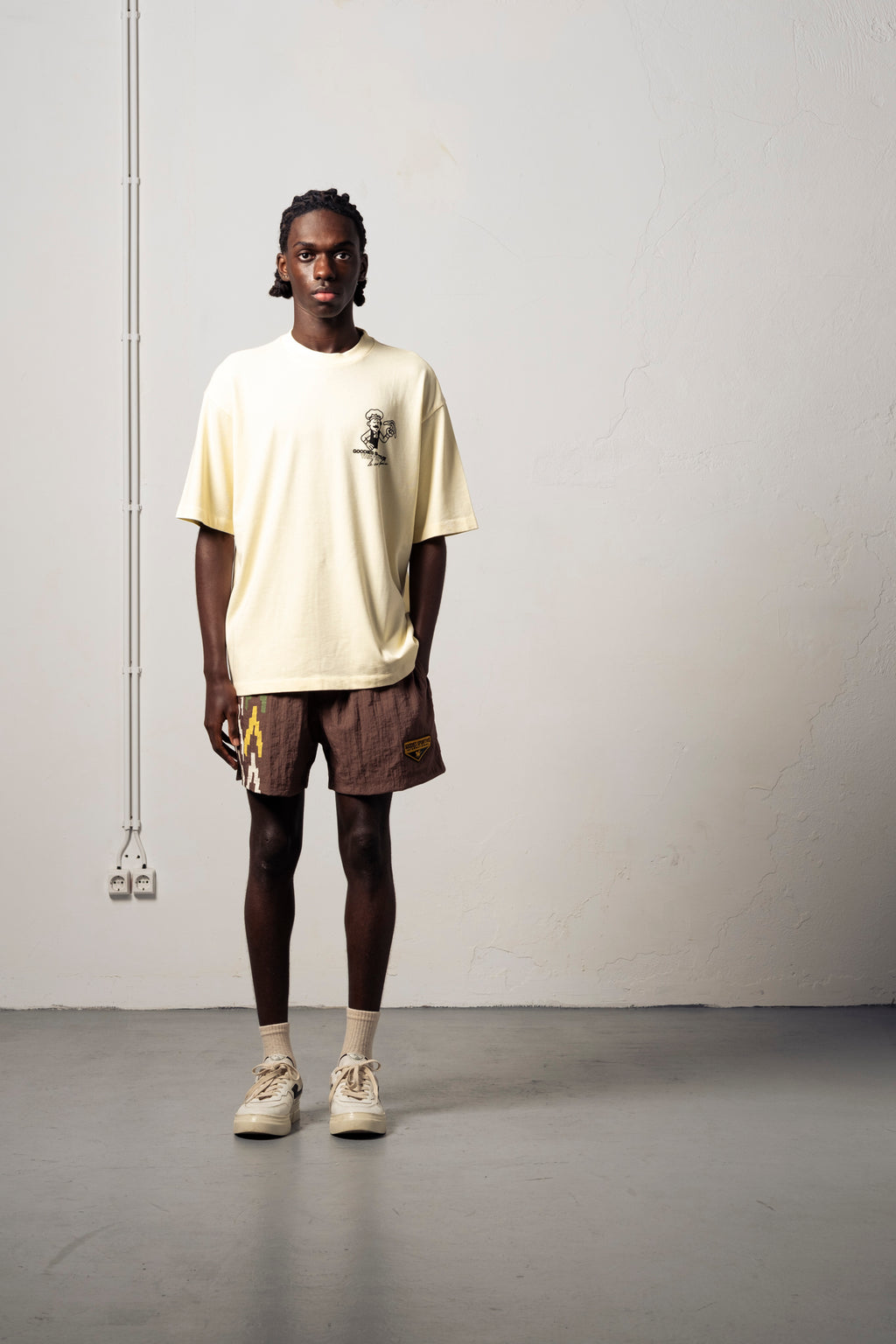 Goodies Sportive Dolce Vita Tee T-shirt 'Butter'