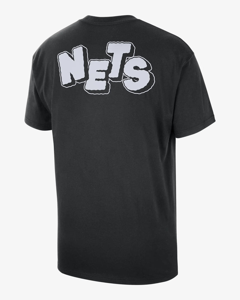 Brooklyn Nets 2023/24 City Edition Men's Nike NBA Courtside Max90 T-Shirt 'Black'