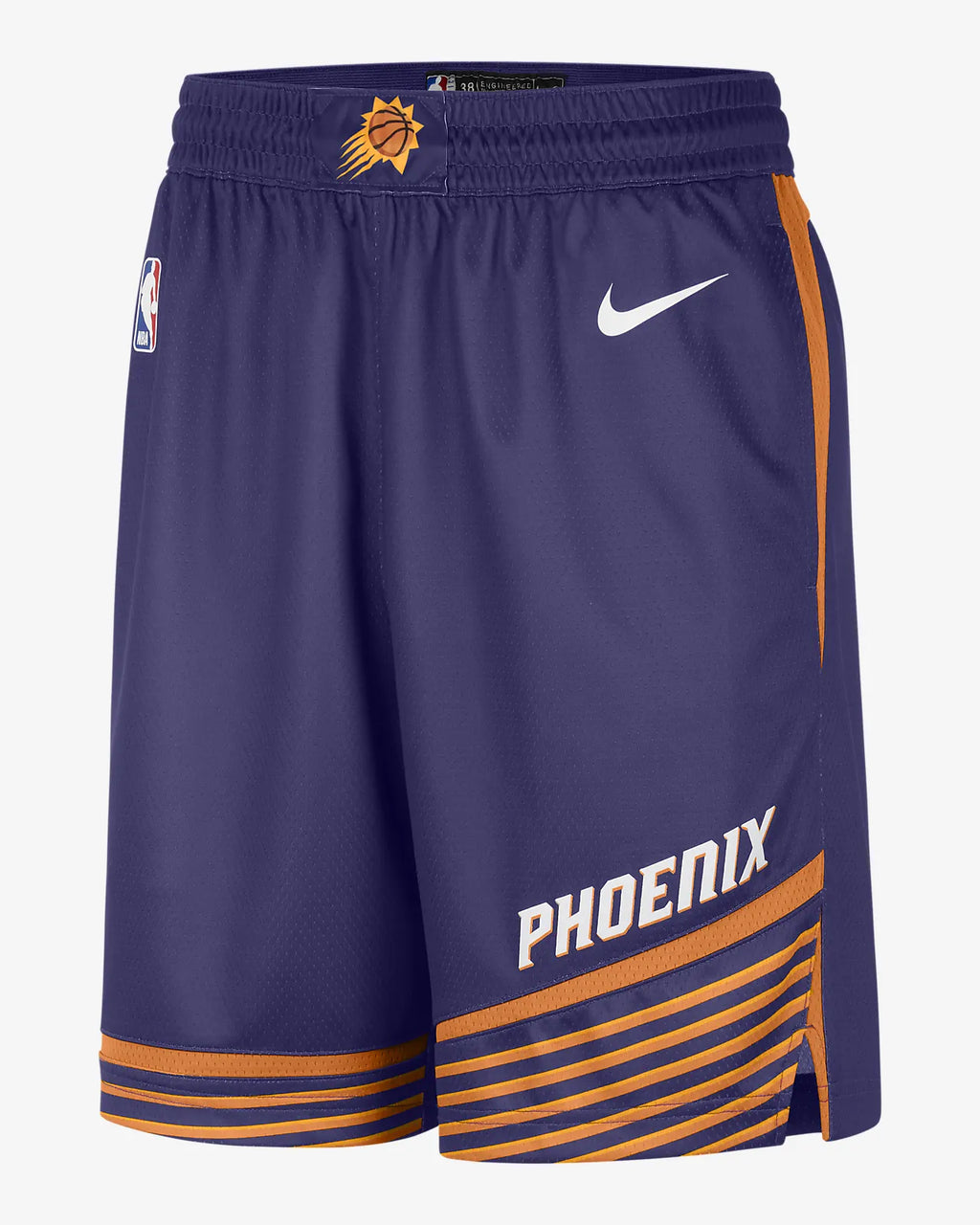 Phoenix Suns Icon Edition Men's Nike Dri-FIT NBA Swingman Shorts 'New Orchid/White'