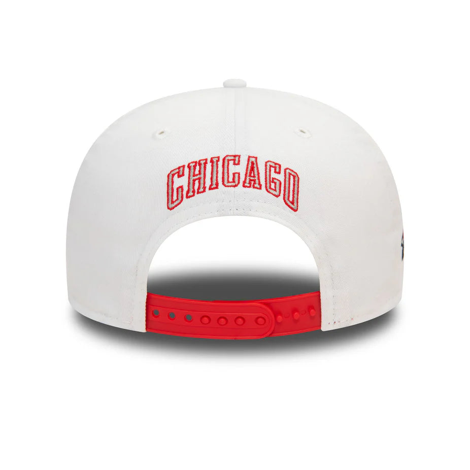 New Era 9FIFTY Snapback Chicago Bulls NBA Crown Patch 'White/Red'