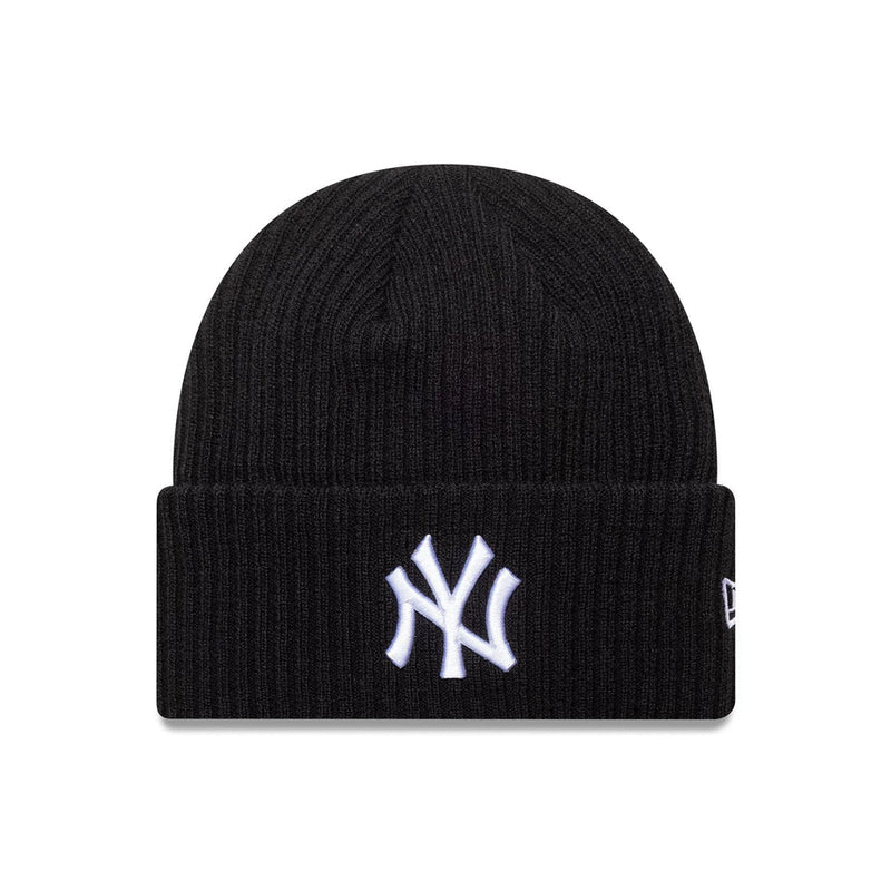 New Era New York Yankees MLB Wide Cuff Knit Beanie Hat 'Black'