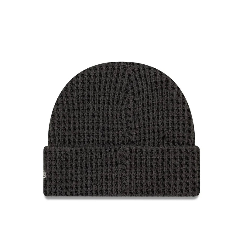 New Era Short Waffle Skull Knit Beanie Hat 'Grey'