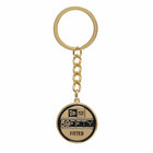 New Era 59FIFTY Sticker Black Key Chain 'Gold'