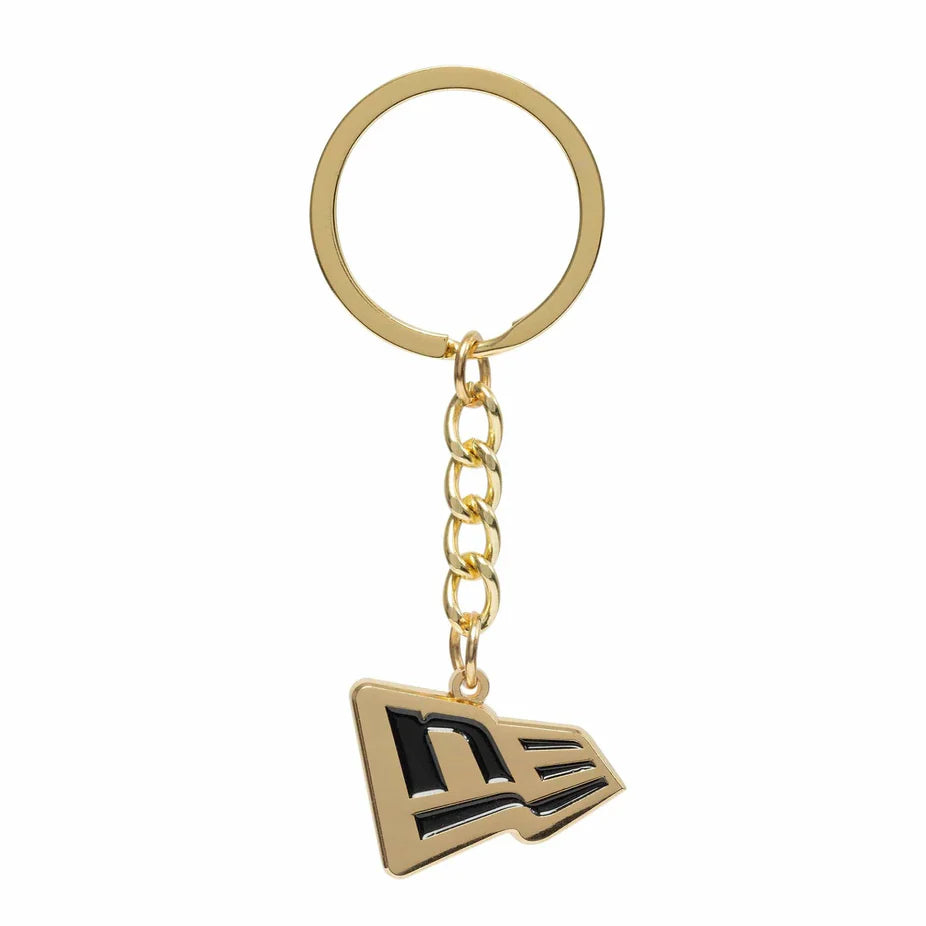 New Era Flag Black Key Chain 'Gold'