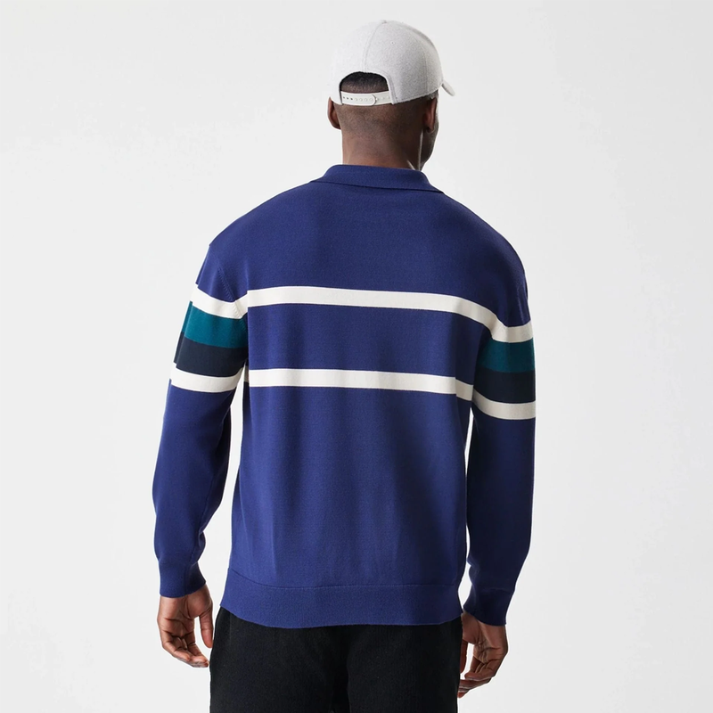 New Era MLB Knit New York Yankees Navy Rugby Shirt