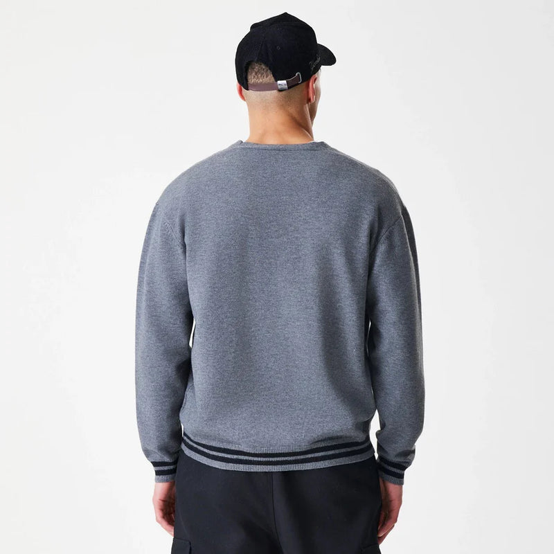 New Era Dark Grey Cardigan 'Grey/Black'