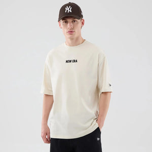 New Era Cap Graphic Oversized T-shirt 'Cream'